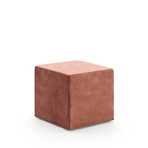 Пуф-куб Cubo Soft, Ennerev, в терракотовой обивке