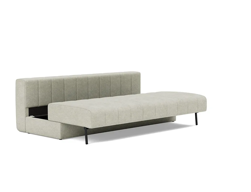 Диван-кровать Akello Sofa Bed, Innovation Living, с открытым ящиком для белья — вид в три четверти
