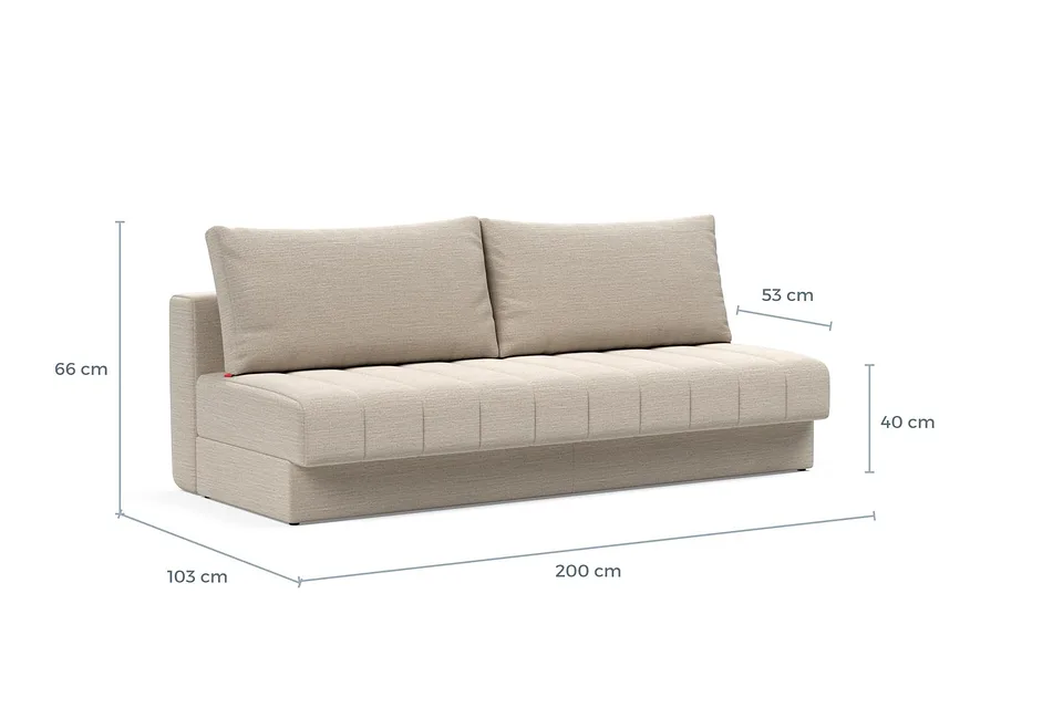 Схема размеров: диван-кровать Akello Sofa Bed