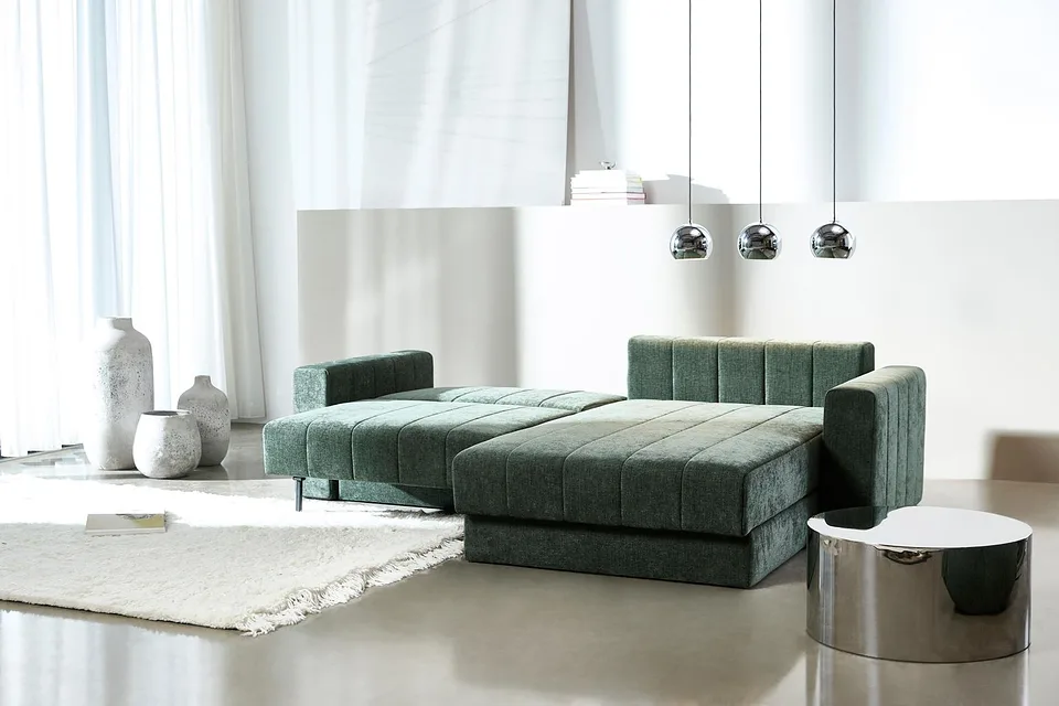 Диван-кровать Akello Sofa Bed Chaise With Arms, Innovation Living, в интерьере