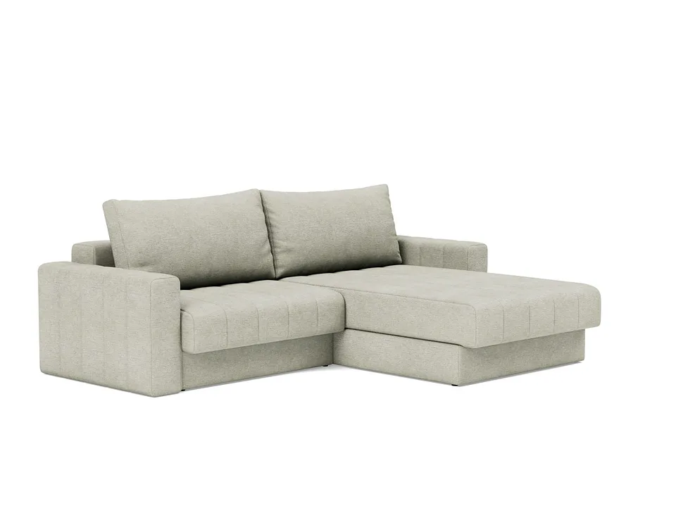 Диван-кровать Akello Sofa Bed Chaise With Arms, Innovation Living, в положении дивана — вид в три четверти