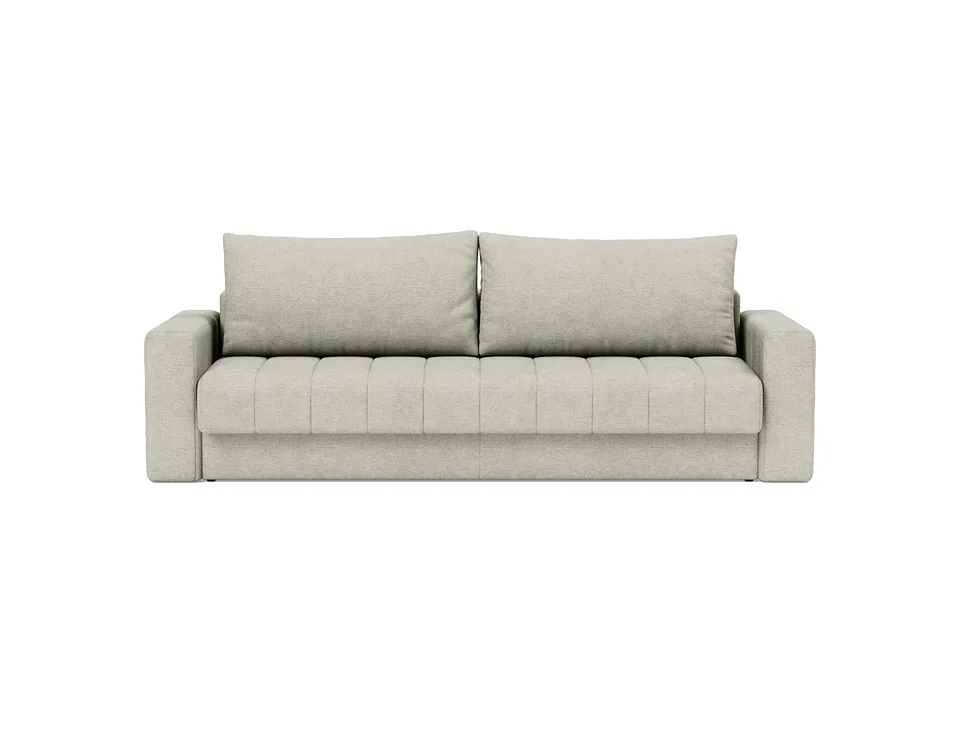 Диван-кровать Akello Sofa Bed with Arms, Innovation Living, в положении дивана — вид спереди