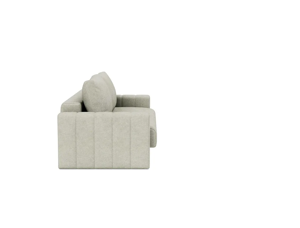 Диван-кровать Akello Sofa Bed with Arms, Innovation Living, в положении дивана — вид сбоку