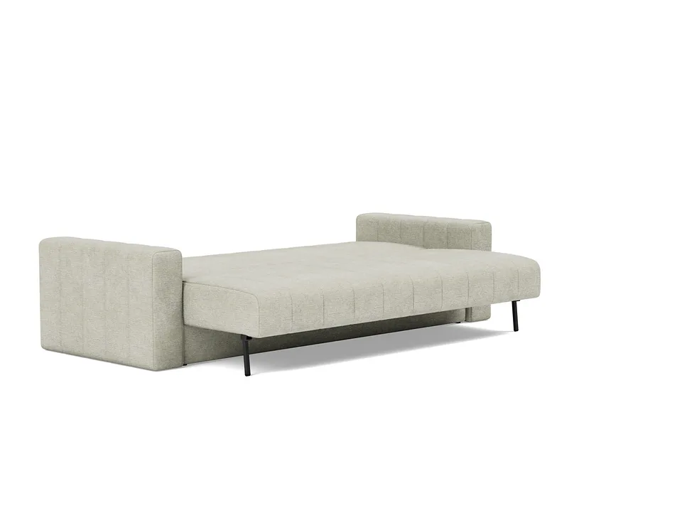 Диван-кровать Akello Sofa Bed with Arms, Innovation Living, в разложенном виде — вид в три четверти