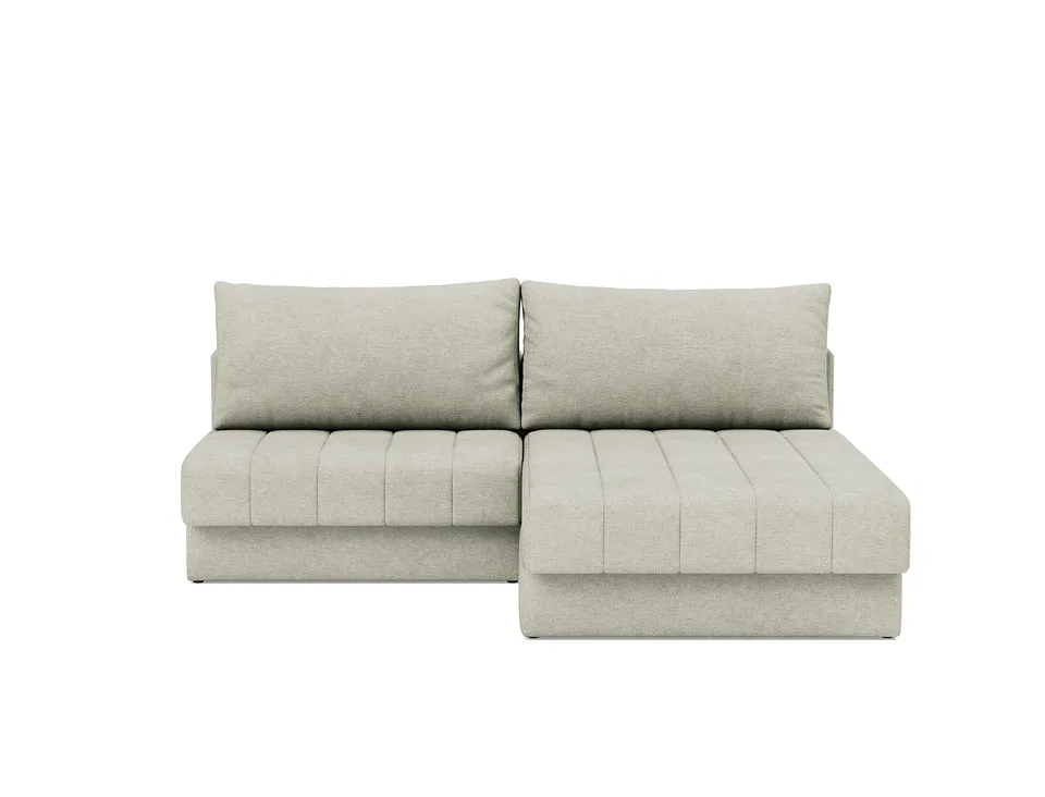 Диван-кровать Akello Sofa Bed With Chaise, Innovation Living, в положении дивана — вид спереди
