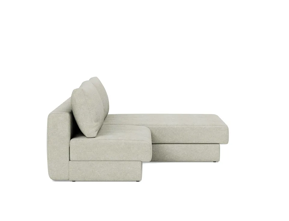 Диван-кровать Akello Sofa Bed With Chaise, Innovation Living, в положении дивана — вид сбоку