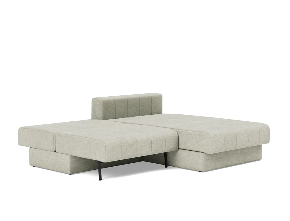 Диван-кровать Akello Sofa Bed With Chaise, Innovation Living, в разложенном виде — вид в три четверти