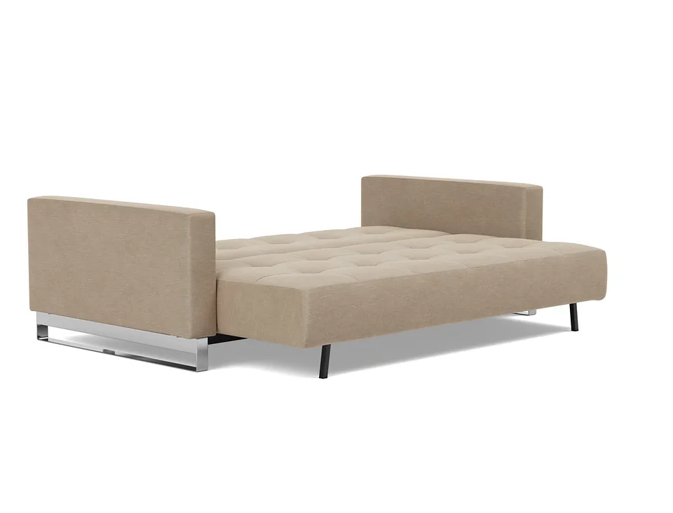 Диван-кровать Cassius D.E.L. Sofa Bed, Innovation Living, в разложенном виде — вид в три четверти