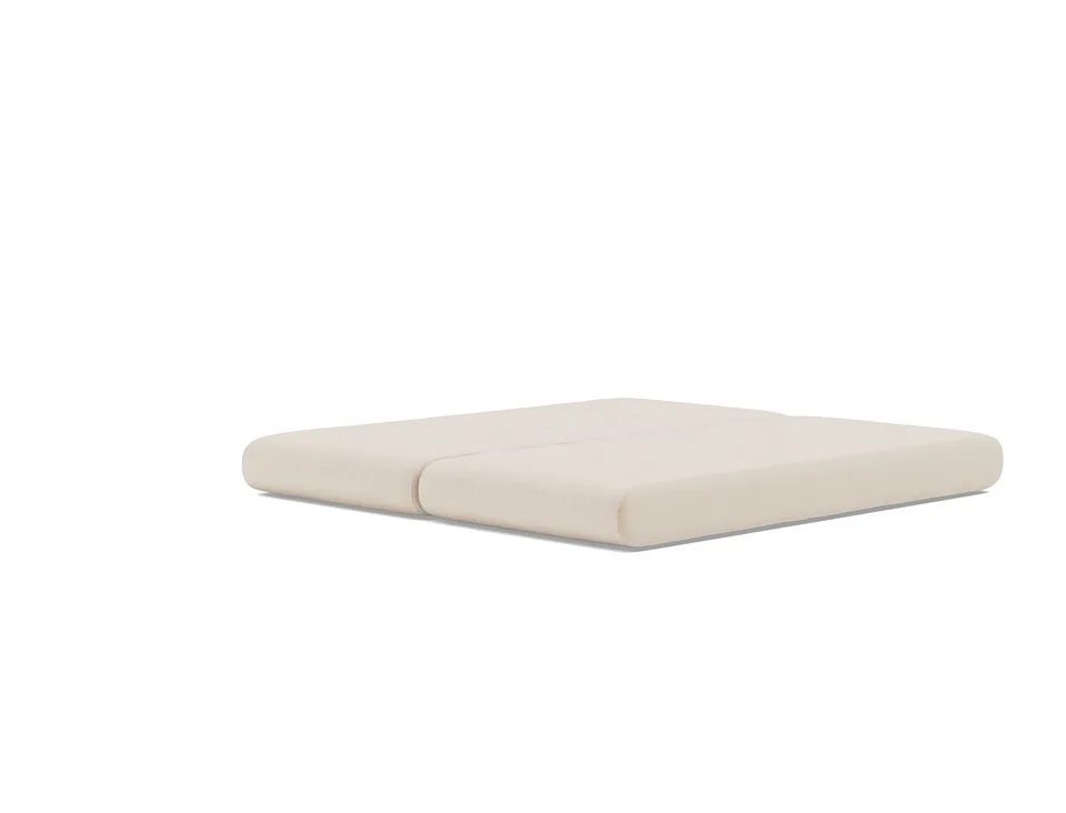 Кушетка Circlus Daybed With Round Cushions, Innovation Living, в разложенном виде — вид в три четверти