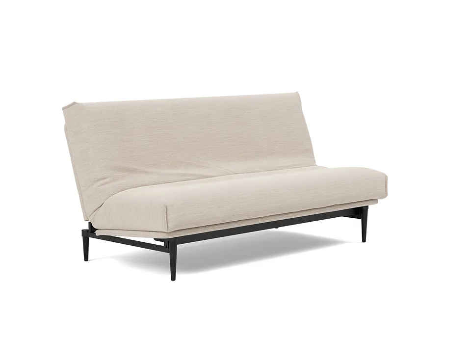 Диван-кровать Colpus Black Sofa Bed, Innovation Living, в положении дивана — вид в три четверти