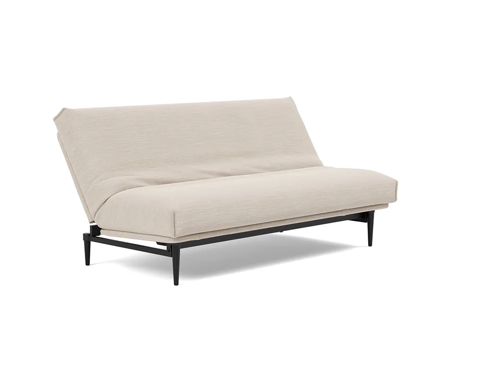 Диван-кровать Colpus Black Sofa Bed, Innovation Living, в положении для отдыха — вид в три четверти
