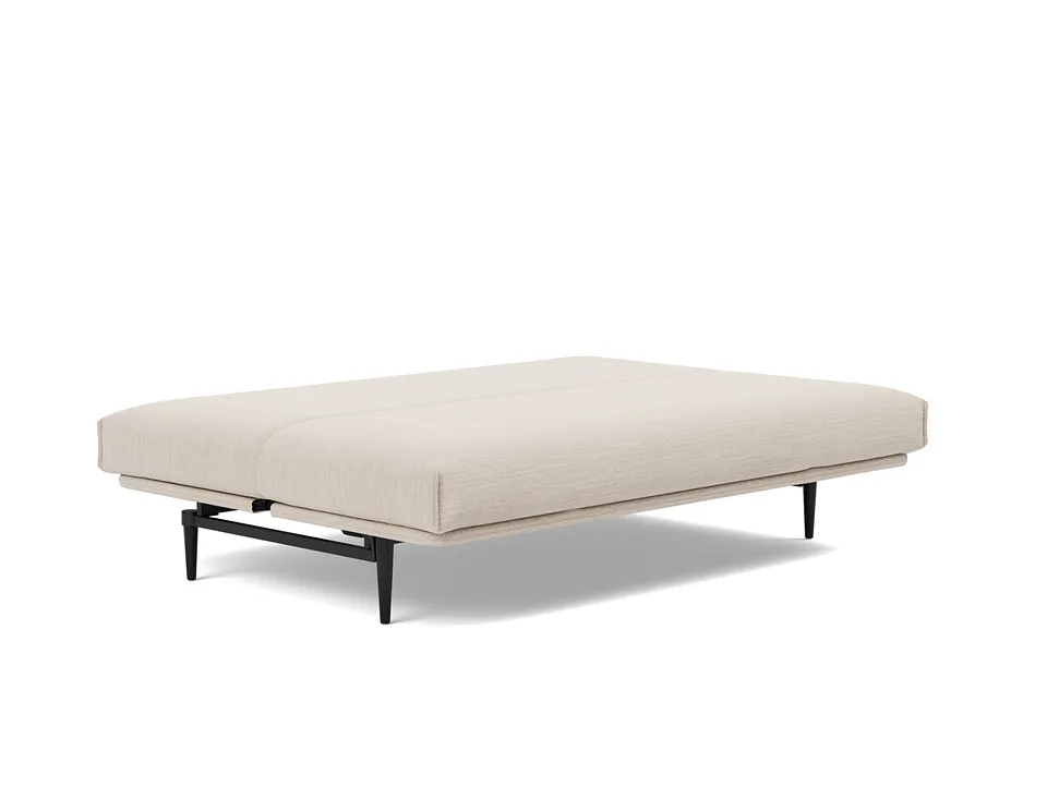 Диван-кровать Colpus Black Sofa Bed, Innovation Living, в разложенном виде — вид в три четверти