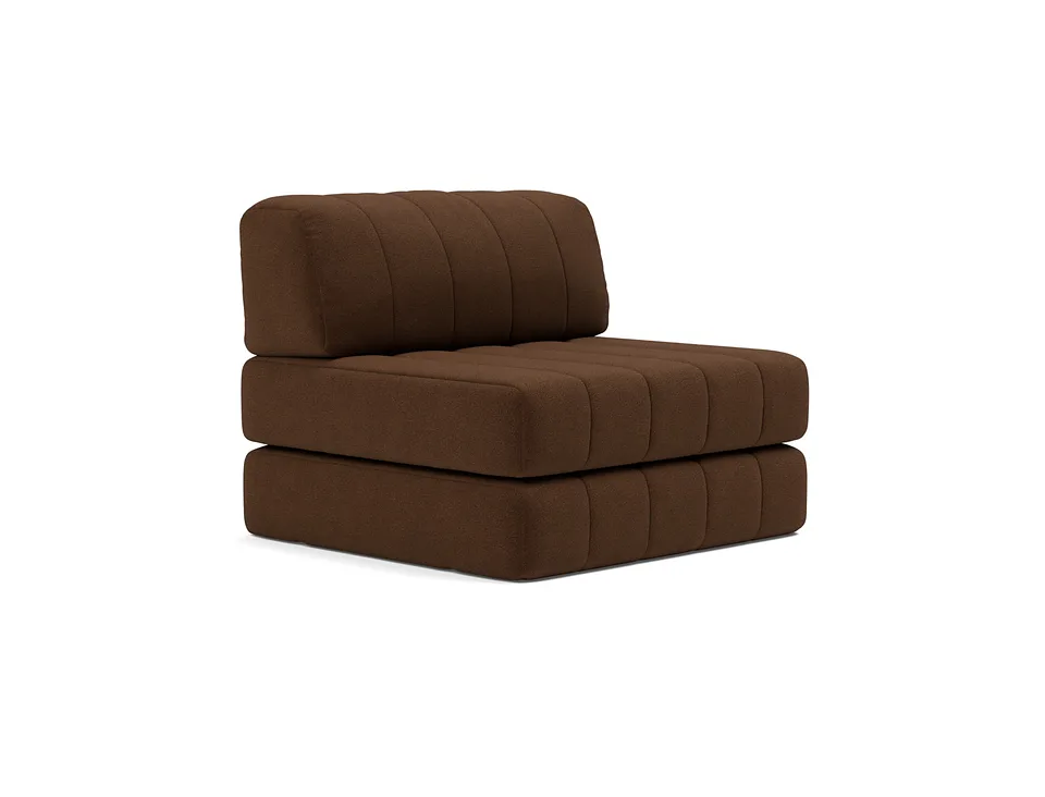 Кресло-кровать CozyPad Chair, Innovation Living, в положении дивана — вид в три четверти