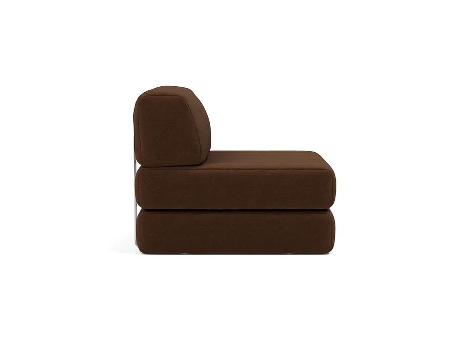 Кресло-кровать CozyPad Chair, Innovation Living, в положении дивана — вид сбоку
