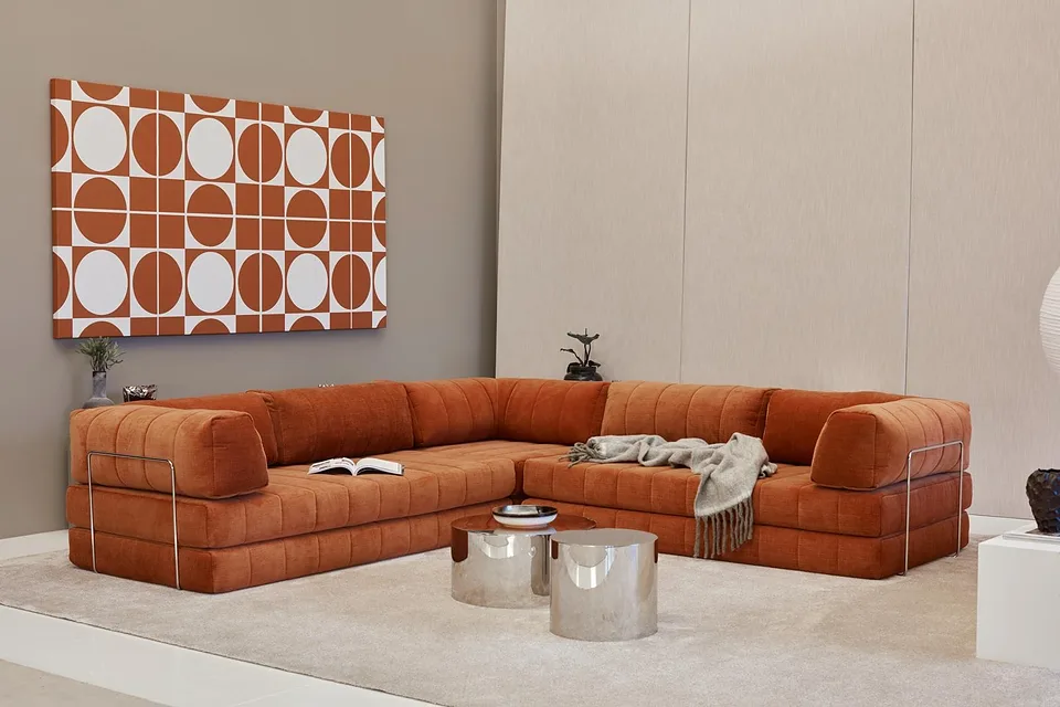 Диван-кровать CozyPad Sofa Bed Corner with arms, Innovation Living, в интерьере