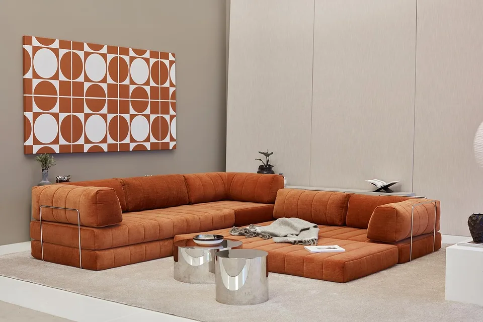 Диван-кровать CozyPad Sofa Bed Corner with arms, Innovation Living, в интерьере