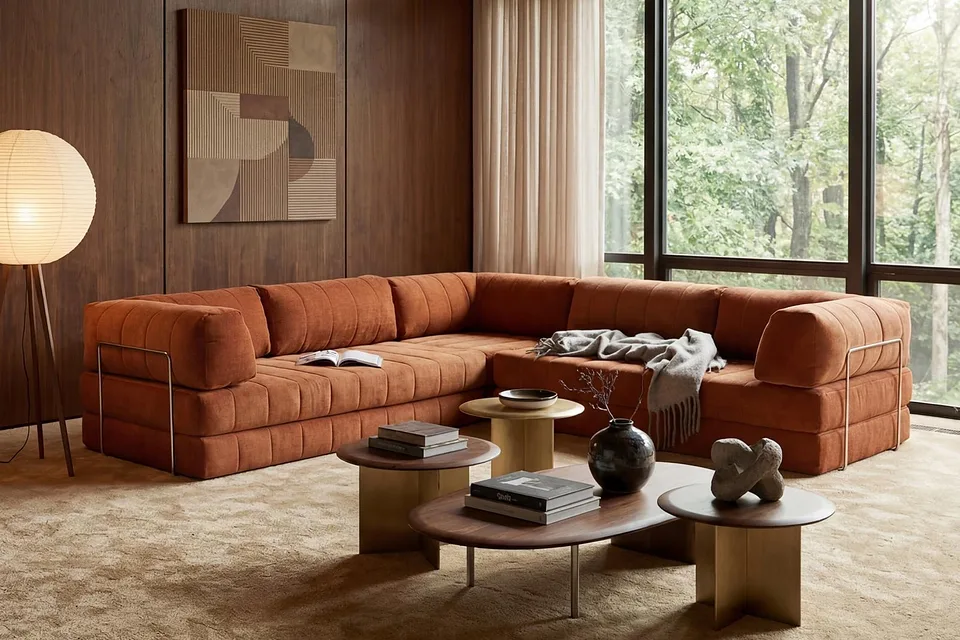 Диван-кровать CozyPad Sofa Bed Corner with arms, Innovation Living, в интерьере
