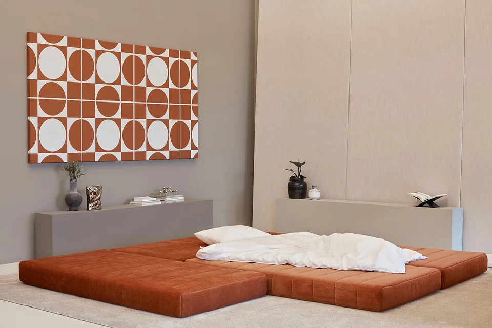 Диван-кровать CozyPad Sofa Bed L-Shape with arm, Innovation Living, в интерьере