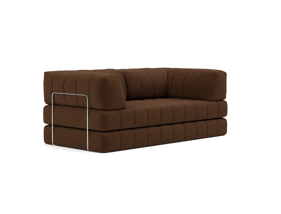 Диван-кровать CozyPad Sofa Bed with arms, Innovation Living, в положении дивана — вид в три четверти