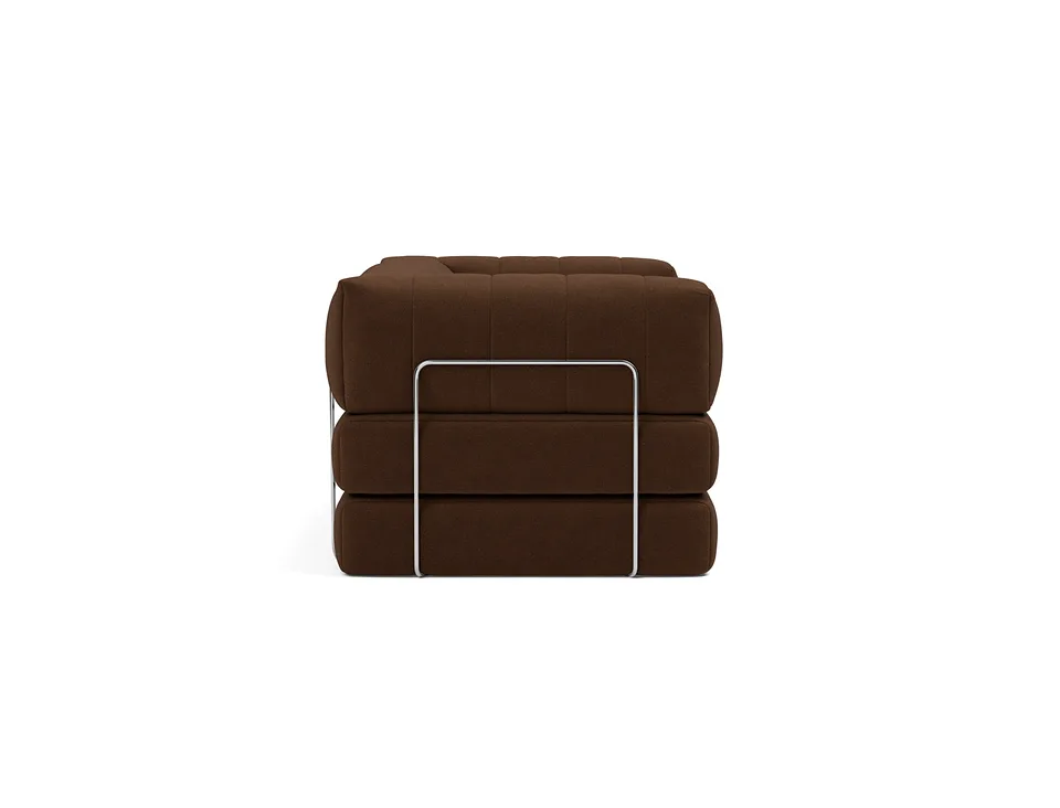Диван-кровать CozyPad Sofa Bed with arms, Innovation Living, в положении дивана — вид сбоку