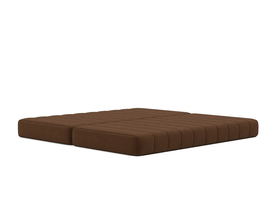 Диван-кровать CozyPad Sofa Bed with arms, Innovation Living, в разложенном виде — вид в три четверти