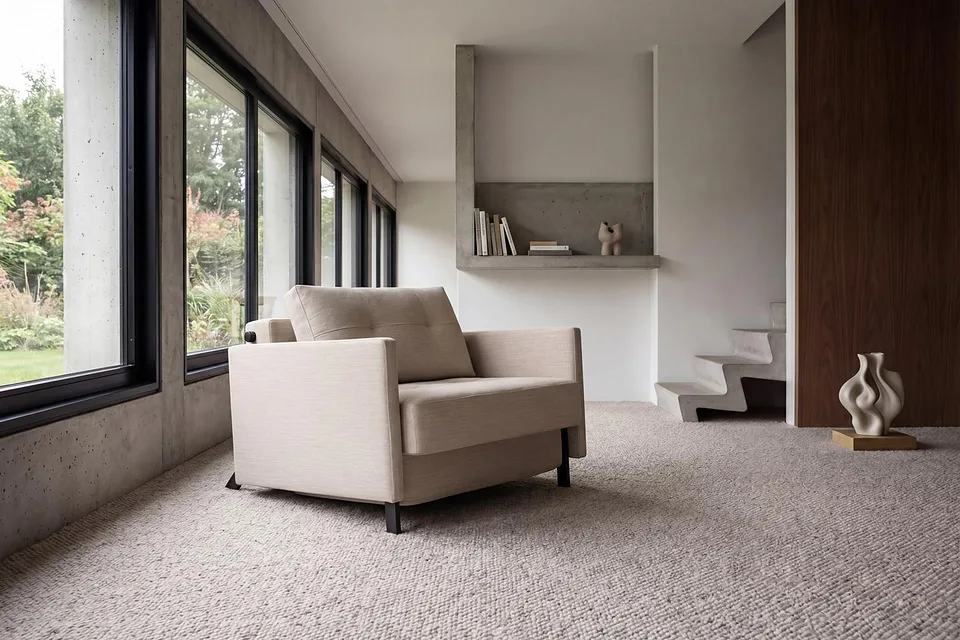 Кресло-кровать Cubed 90 Chair With Arms, Innovation Living, в интерьере
