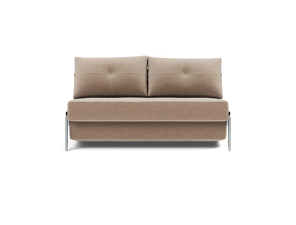Диван-кровать Cubed Alu Sofa Bed, Innovation Living, в положении дивана — вид спереди