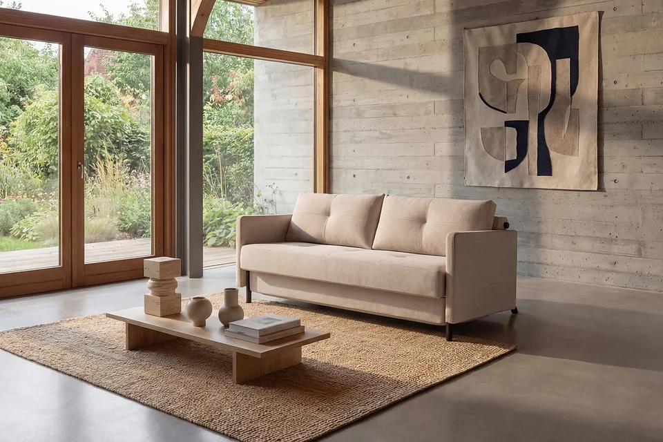Диван-кровать Cubed Sofa Bed With Arms, Innovation Living, в интерьере