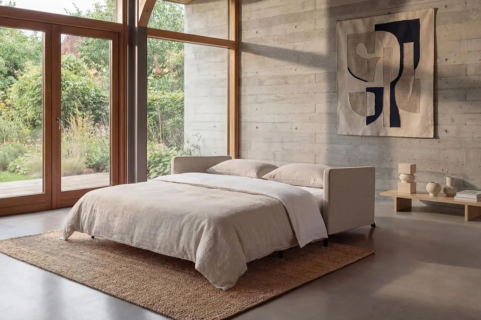 Диван-кровать Cubed Sofa Bed With Arms, Innovation Living, в интерьере