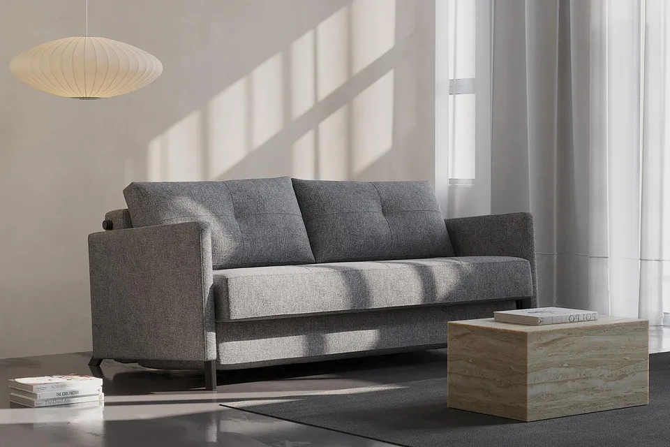 Диван-кровать Cubed Sofa Bed With Arms, Innovation Living, в интерьере