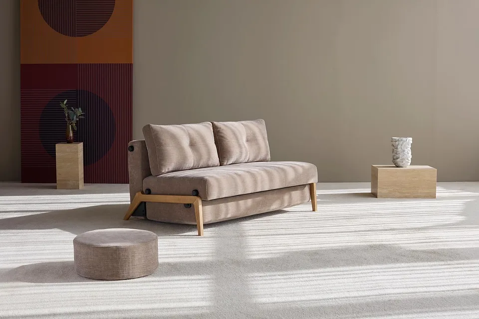 Диван-кровать Cubed Wood Sofa Bed, Innovation Living, в интерьере