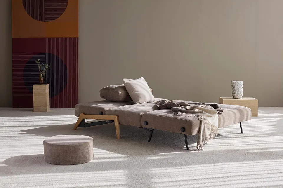 Диван-кровать Cubed Wood Sofa Bed, Innovation Living, в интерьере