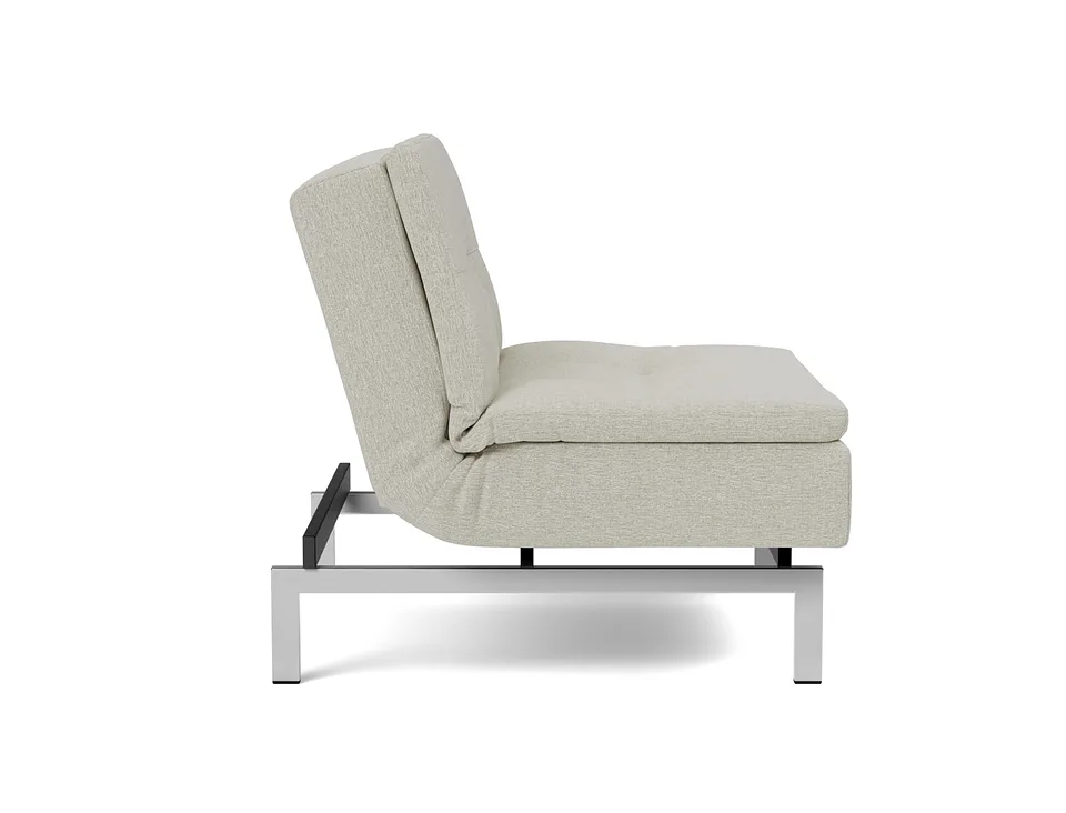 Кресло-кровать Dublexo Chrome Chair, Innovation Living, в положении кресла — вид сбоку