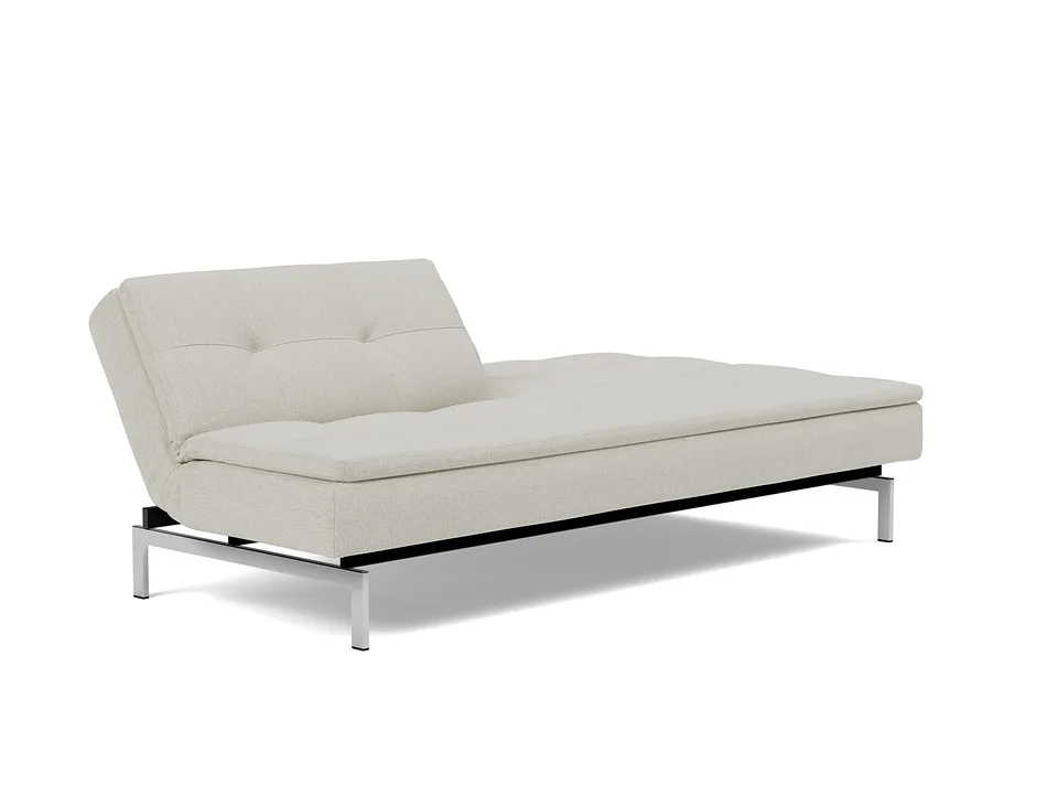 Диван-кровать Dublexo Chrome Sofa Bed, Innovation Living, в положении для отдыха — вид в три четверти