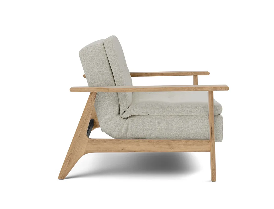Кресло-кровать Dublexo Frej Chair, Innovation Living, в положении кресла — вид сбоку
