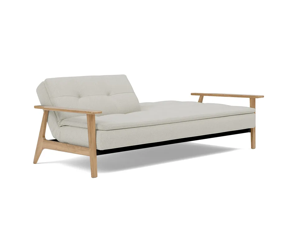Диван-кровать Dublexo Frej Sofa Bed, Innovation Living, в положении для отдыха — вид в три четверти