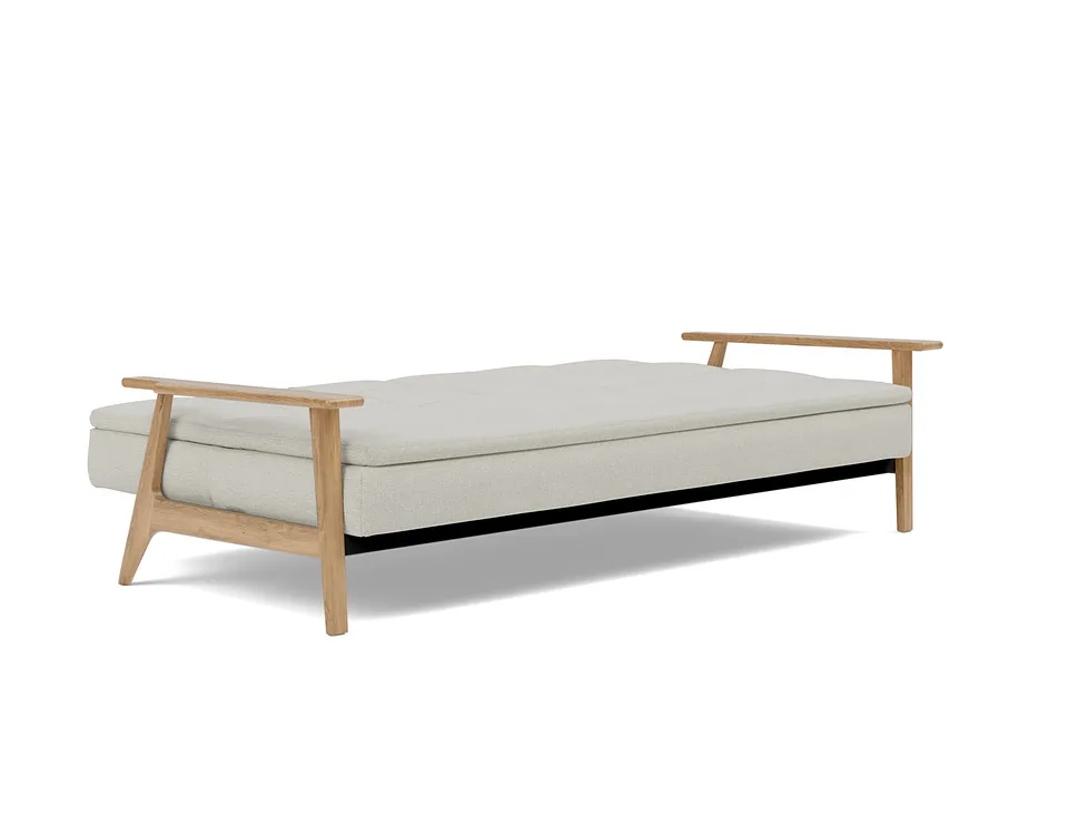 Диван-кровать Dublexo Frej Sofa Bed, Innovation Living, в разложенном виде — вид в три четверти