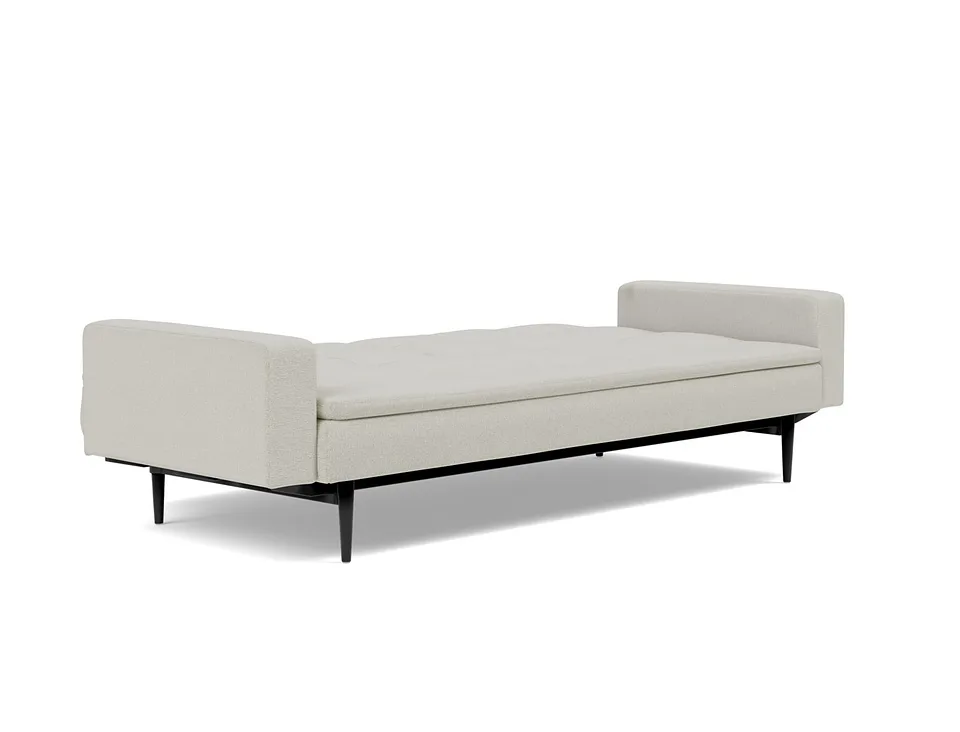 Диван-кровать Dublexo Styletto Sofa Bed With Arms, Innovation Living, в разложенном виде — вид в три четверти
