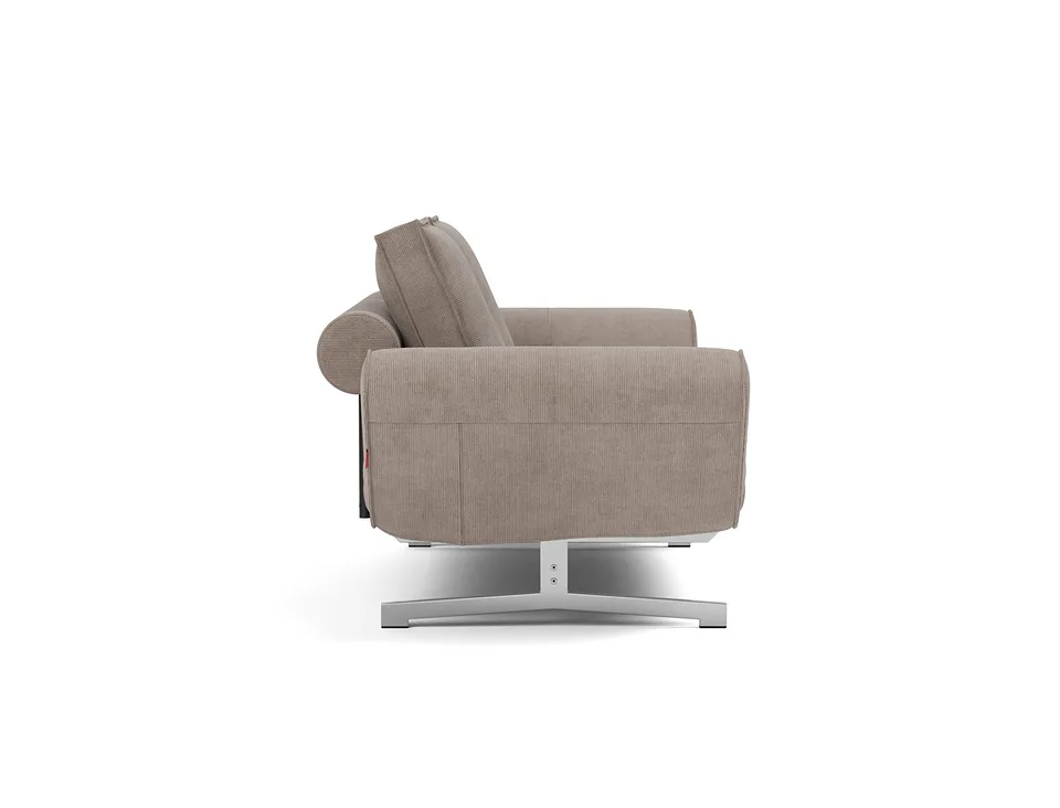 Кушетка Ghia Chrome Daybed, Innovation Living, в положении дивана — вид сбоку