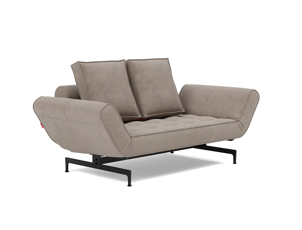 Кушетка Ghia Laser Daybed, Innovation Living, в положении дивана — вид в три четверти