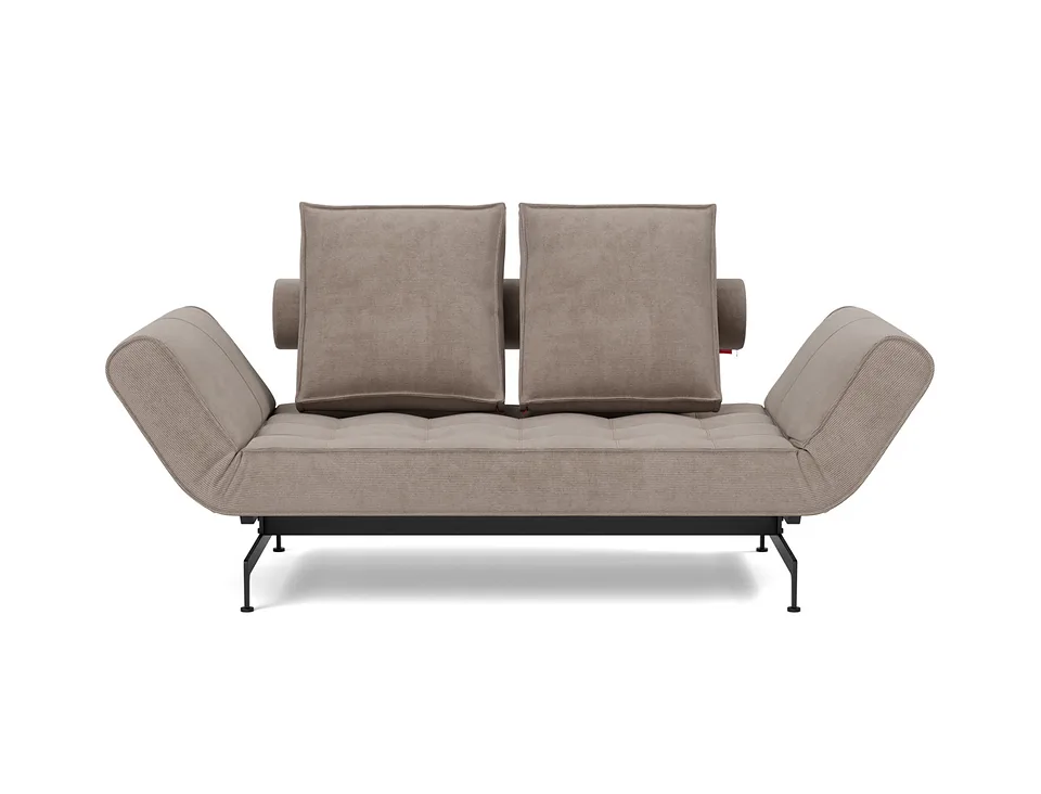 Кушетка Ghia Laser Daybed, Innovation Living, в положении дивана — вид спереди