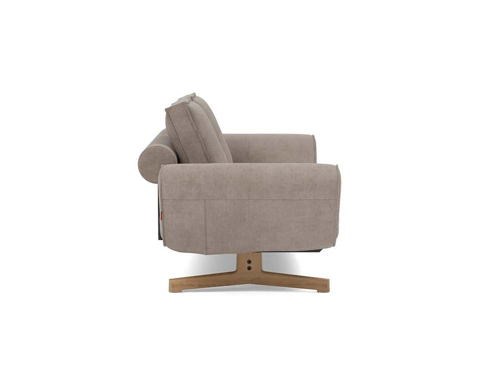 Кушетка Ghia Wood Daybed, Innovation Living, в положении дивана — вид сбоку