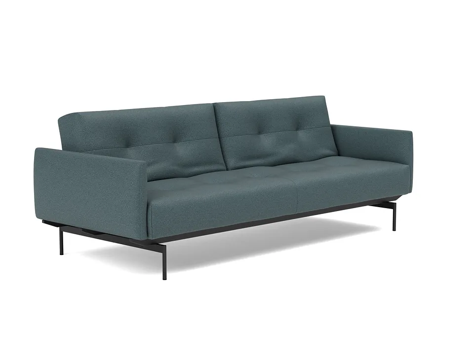 Диван-кровать ILB 201 Sofa Bed With Arms, Innovation Living, в положении дивана — вид в три четверти