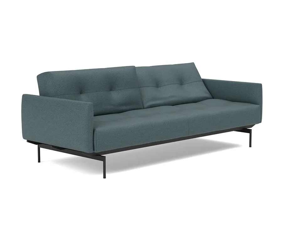 Диван-кровать ILB 201 Sofa Bed With Arms, Innovation Living, в положении для отдыха — вид в три четверти
