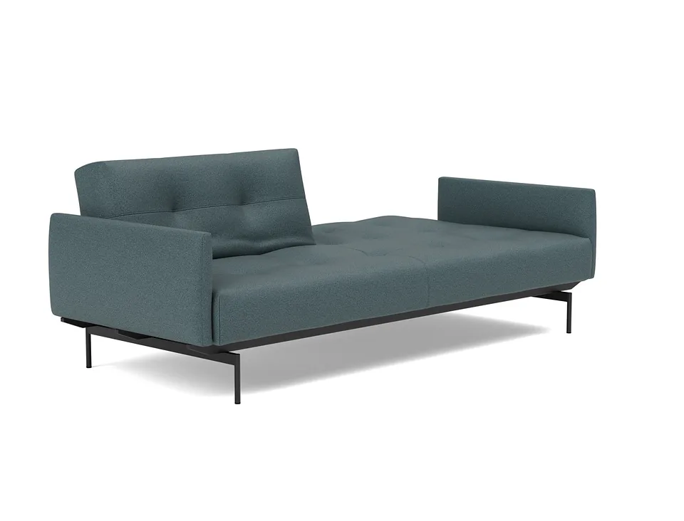 Диван-кровать ILB 201 Sofa Bed With Arms, Innovation Living, в положении для отдыха — вид в три четверти