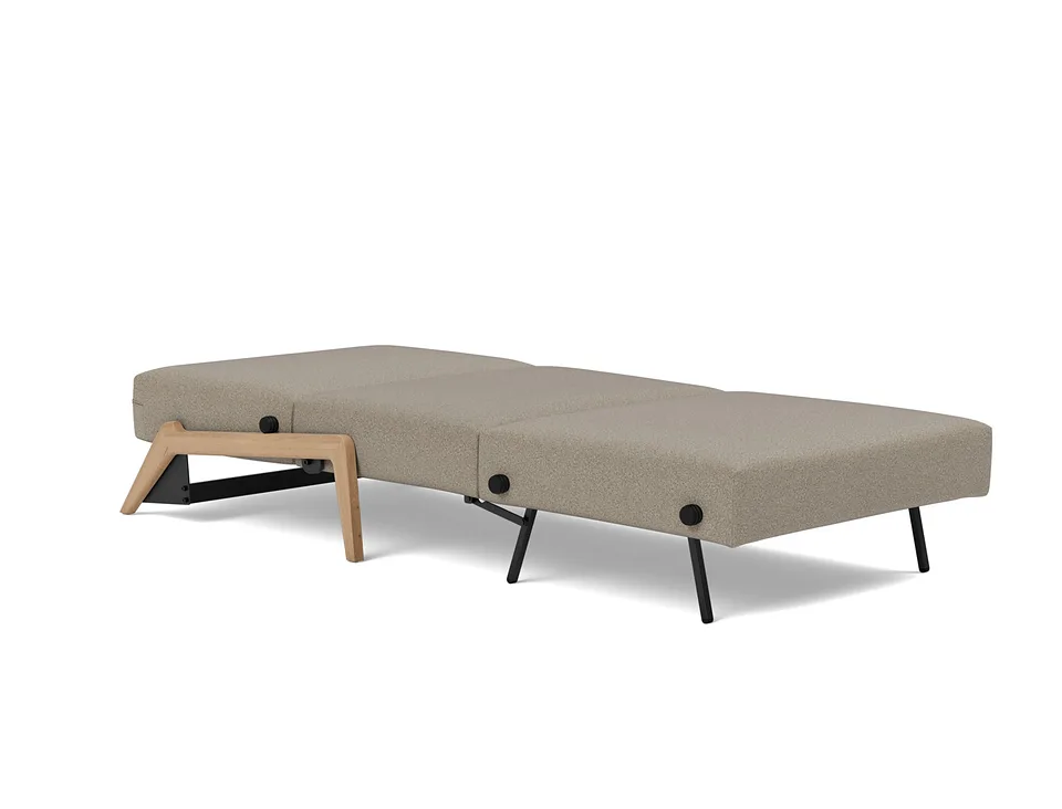 Кресло-кровать ILB 500 Chair, Innovation Living, в разложенном виде — вид в три четверти