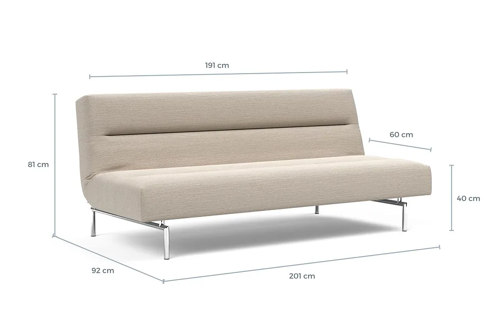 Схема размеров: диван-кровать Jillis Sofa Bed