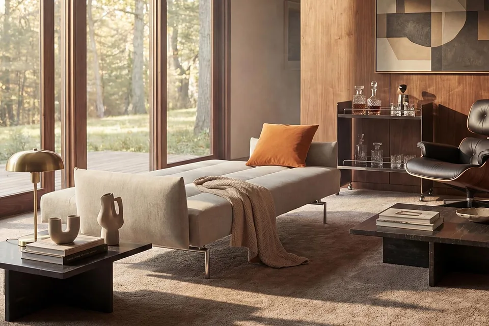 Диван-кровать Jillis Sofa Bed With Arms, Innovation Living, в интерьере