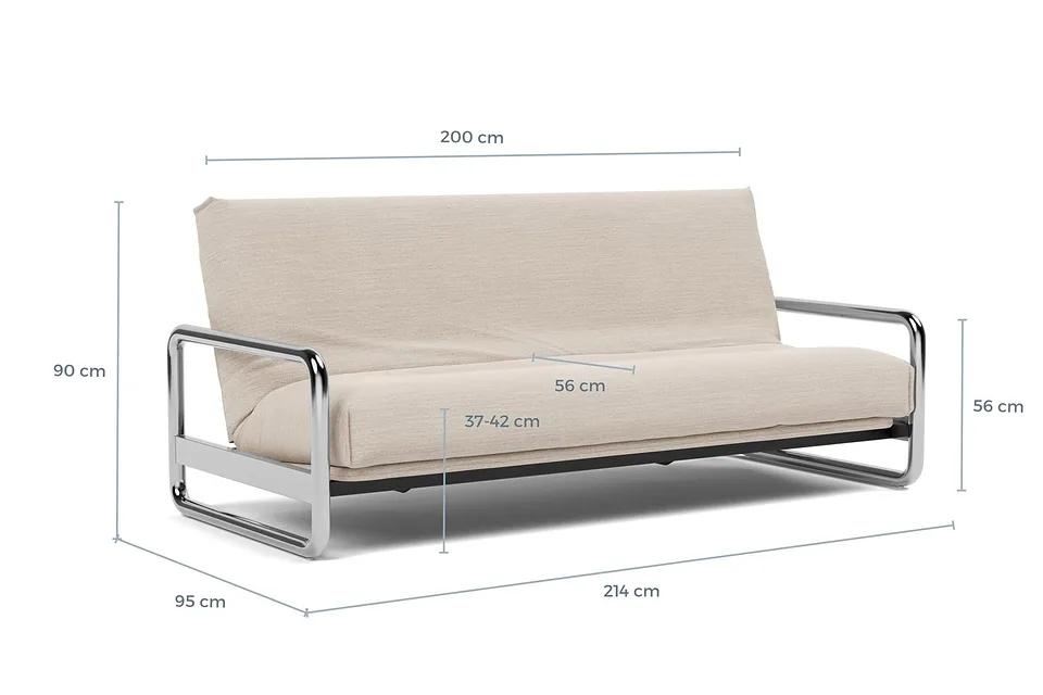 Схема размеров: диван-кровать Lomira Sofa Bed
