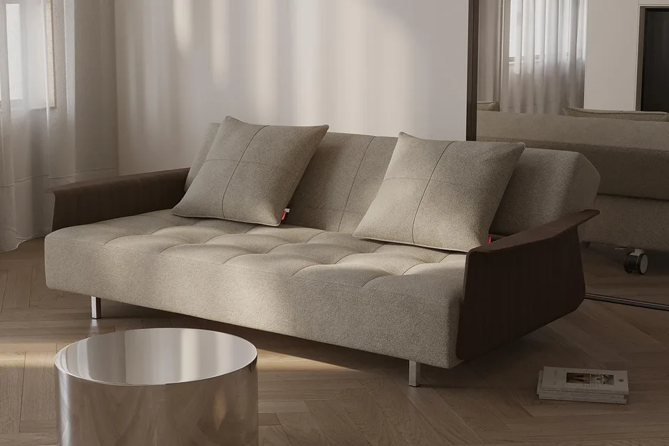 Диван-кровать Long Horn D.E.L. Sofa Bed With Arms, Innovation Living, в интерьере